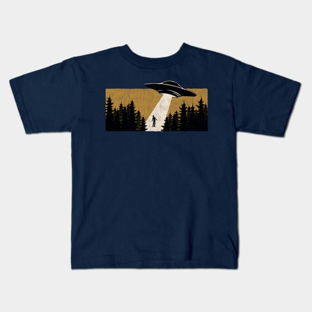 Abduction Kids T-Shirt by SommersethArt